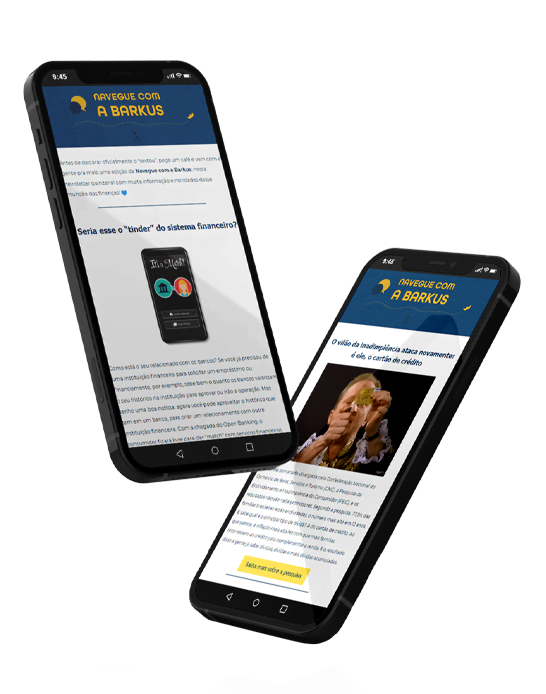 Newsletter Navegue com a Barkus